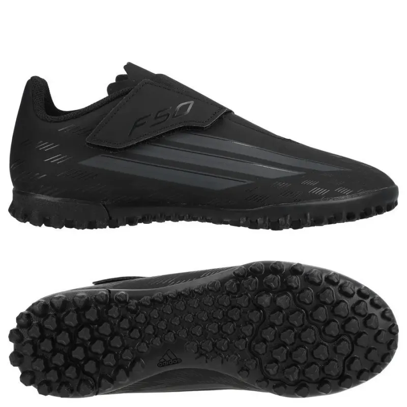 Scarpe da calcio bambino adidas F50 Club Velcro TF