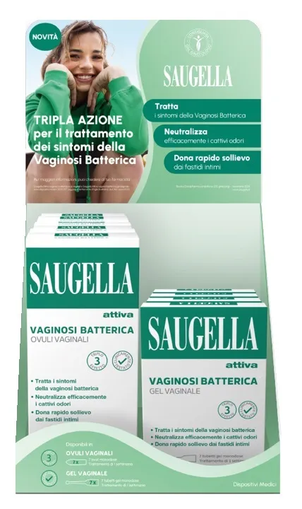 Saugella expo banco 6 ovuli + 4 gel