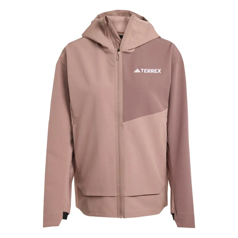 Giacca a vento con cappuccio da donna adidas Terrex Multi