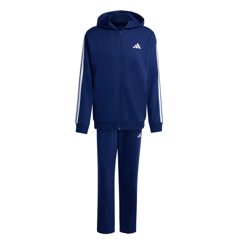 Tuta con cappuccio adidas 3-stripes