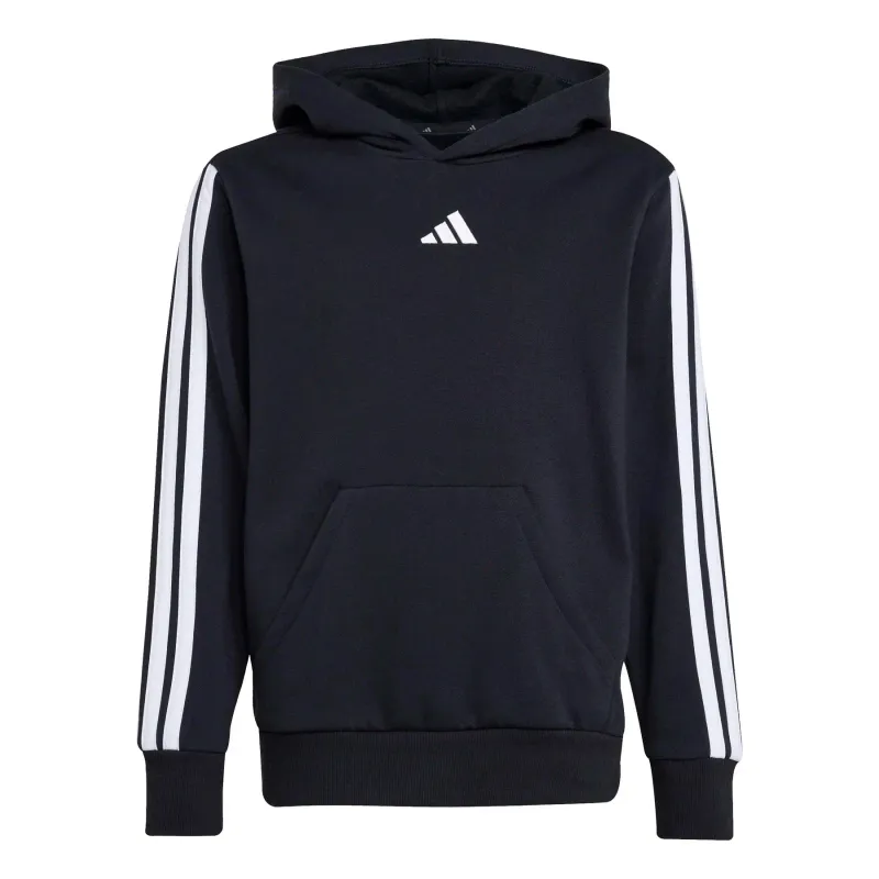 Felpa con cappuccio per bambini adidas Essentials 3-Stripes Fleece