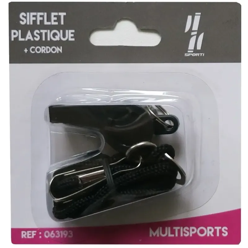 Sifletto di plastica + cavo Sporti