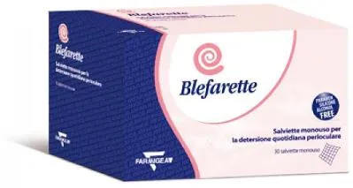 Salviettine oculari medicate blefarette senza parabeni senza silicone senza alcool 30 pezzi