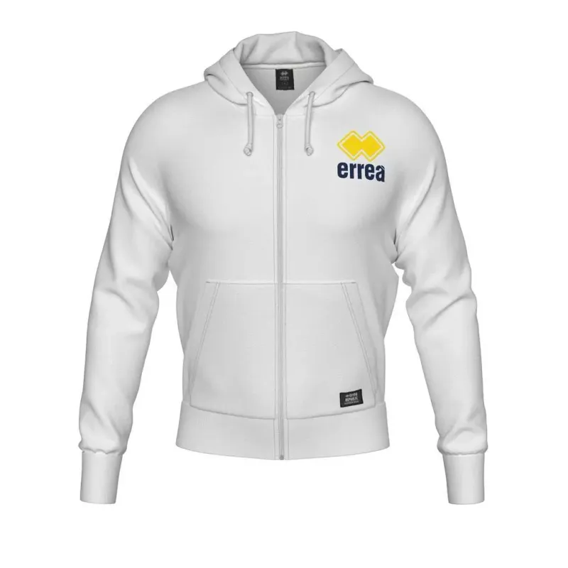 Felpa con cappuccio con logo full-zip per bambini Errea Essential 71
