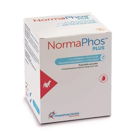 NormaPhos Plus - Integratore per Gatti e Cani di Piccola Taglia, 45g