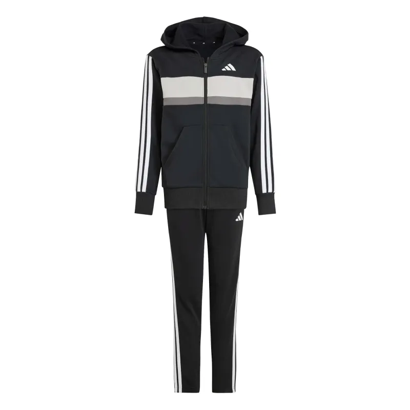 Tuta per bambini adidas Fleece 3-Stripes Essentials Tiberio