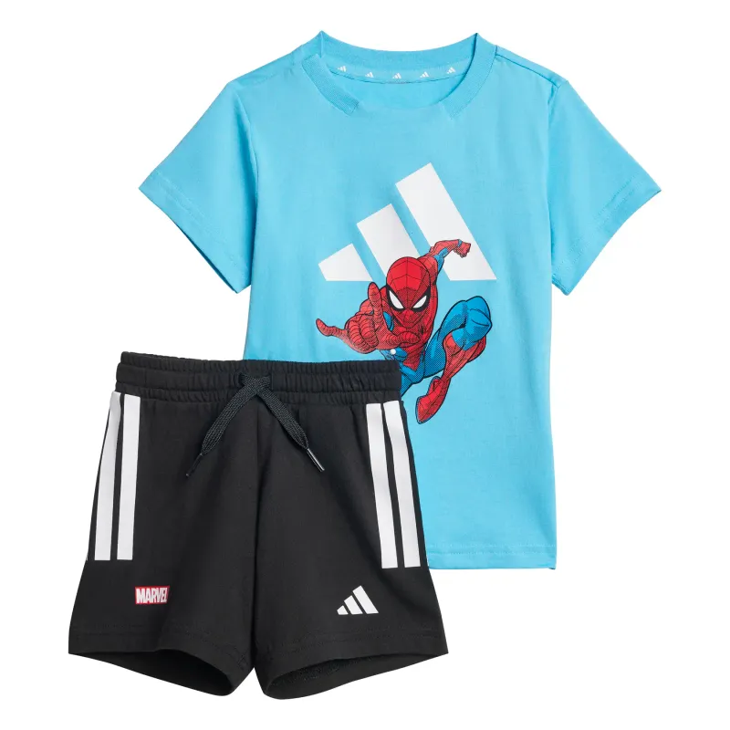 Set di T-shirt e Shorts da bambino adidas Marvel Spider-Man
