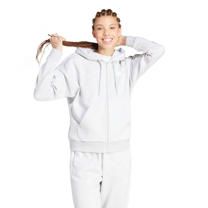 Felpa con cerniera a cappuccio da donna adidas