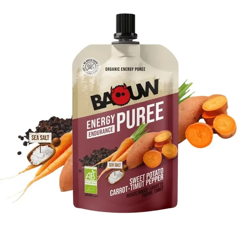 Purè energetico di patate dolci-carote-pepe di zenzero Baouw