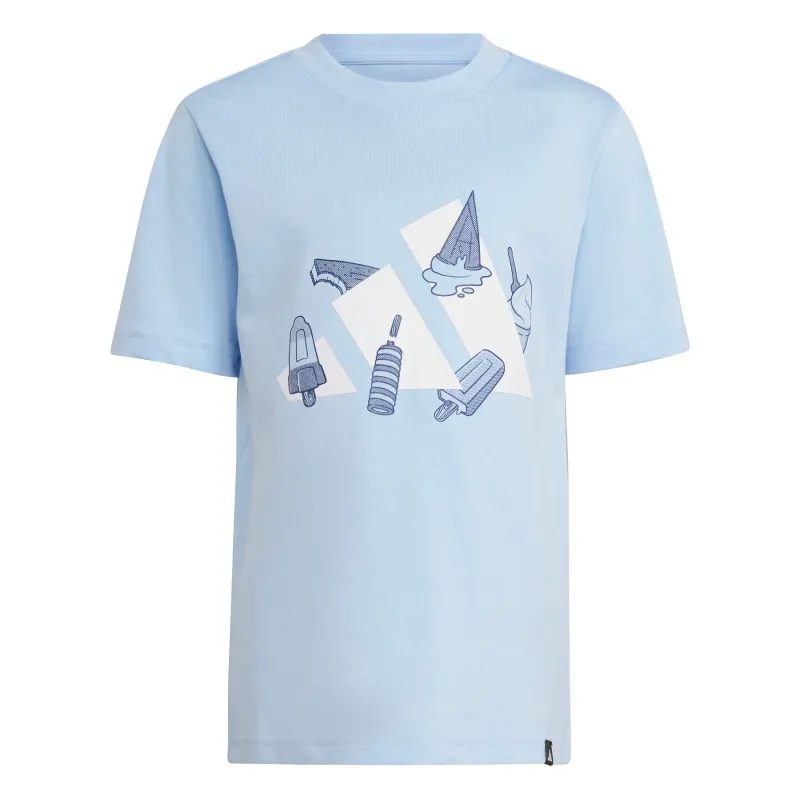 T-shirt grafica per bambini adidas Lounge Ice