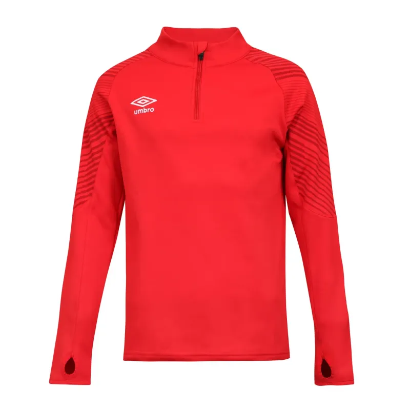 Felpa da bambino con 1/2 zip Umbro League