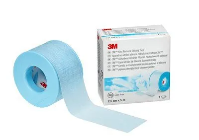 Cerotto in rocchetto micropore silicone ipoallergenico 2,5 x 500 cm