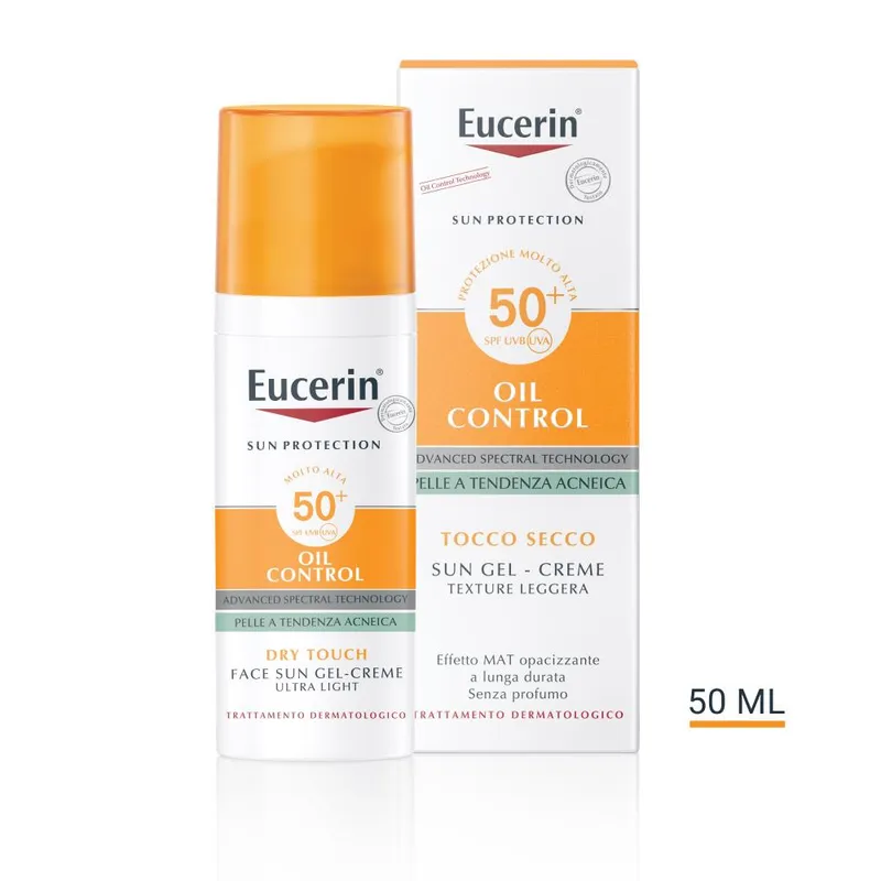 Eucerin Sun Control Oil-Free Gel Cream SPF50+, 50ml