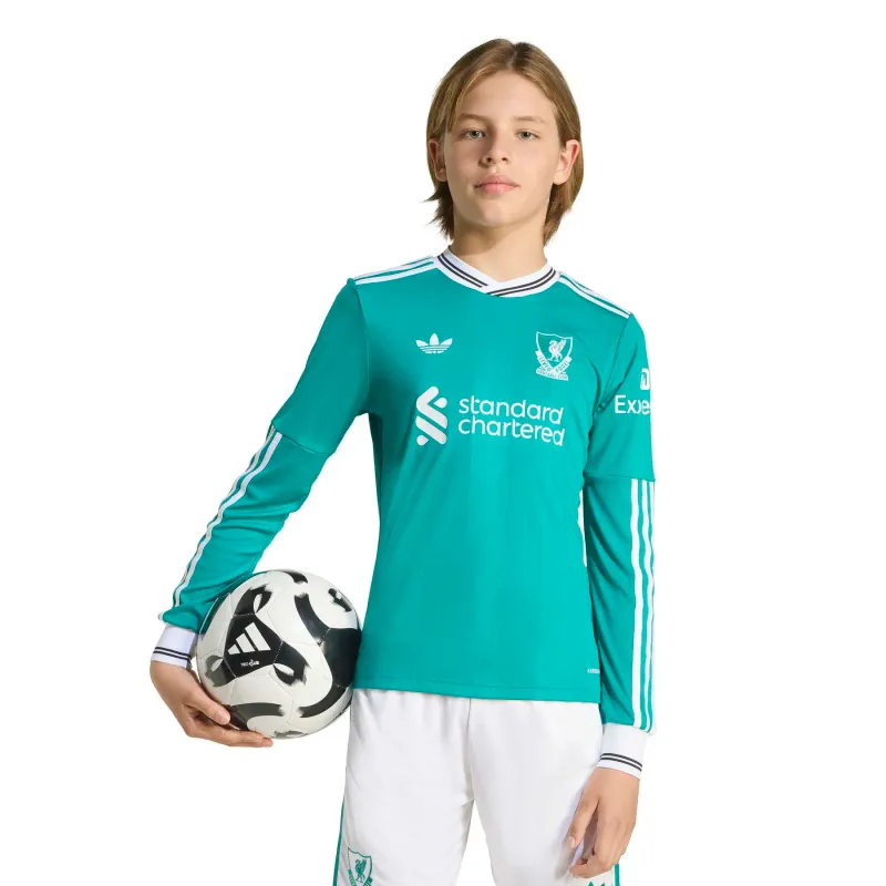 Maglia Third a maniche lunghe bambino Liverpool FC 2025/26
