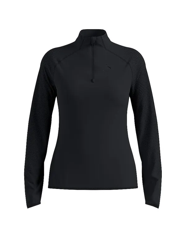 ODLO Giacca da running da donna Zeroweight Warm Hybrid nero | S