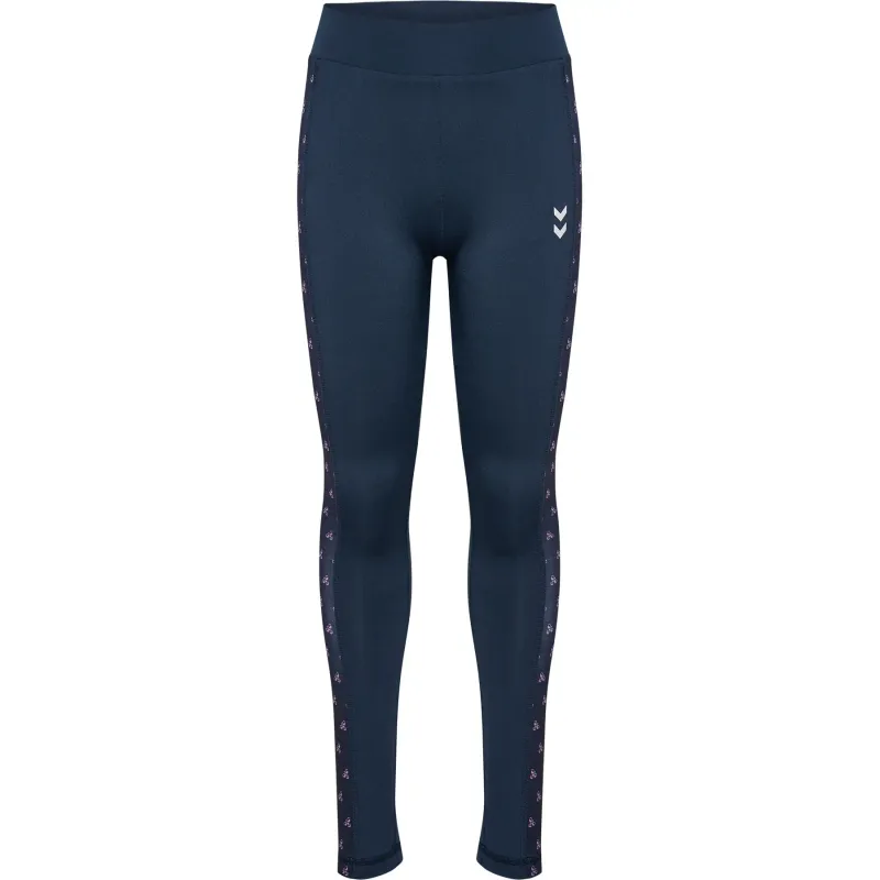 Leggings a vita alta da bambina Hummel MIX