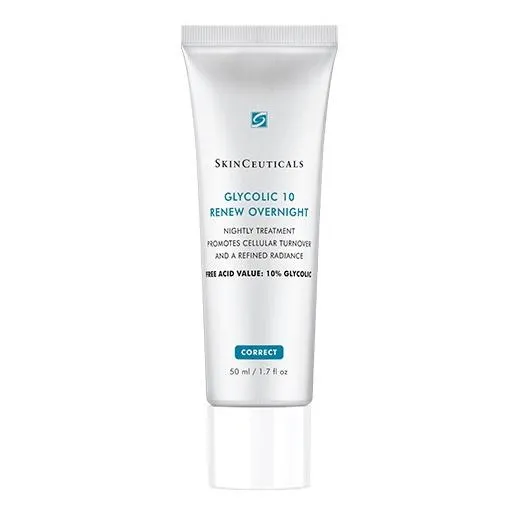 Crema Viso Notte con Acido Glicolico 10% SkinCeuticals, 50 ml