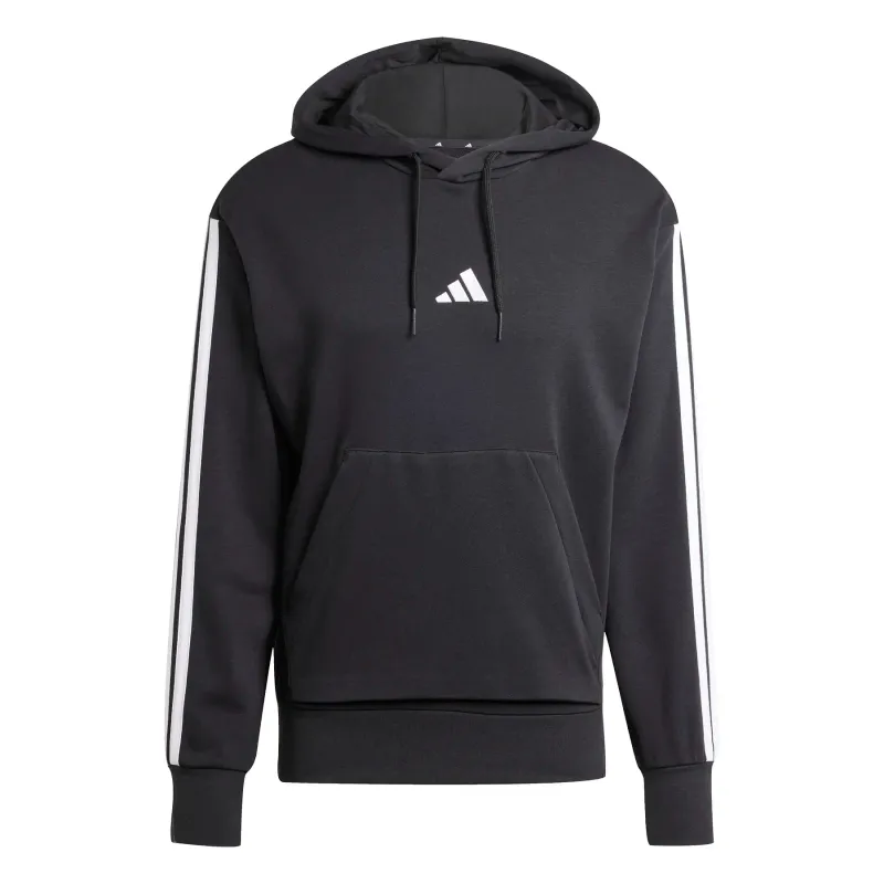Felpa con cappuccio adidas Essentials 3-Stripes French Terry