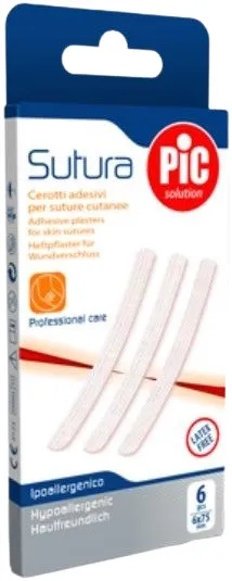Cerotto per sutura pic solution 12 x 100 mm 6 pezzi