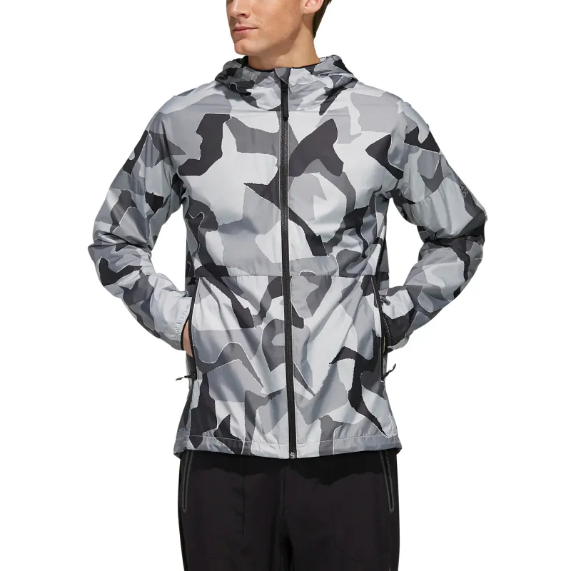Giacca antivento adidas Camo Ling