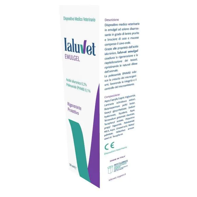 Roydermal Ialuvet Emulgel Per Cani/Gatti 50ml