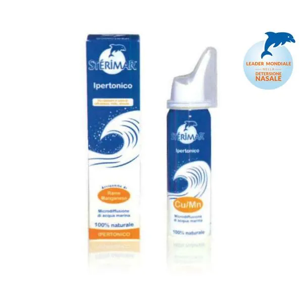 Sterimar Iperotonico con Rame e Manganese - Spray Nasale 50 ml