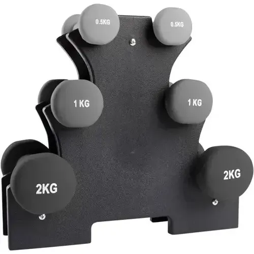 Halteri in neoprene con supporto VirtuFit