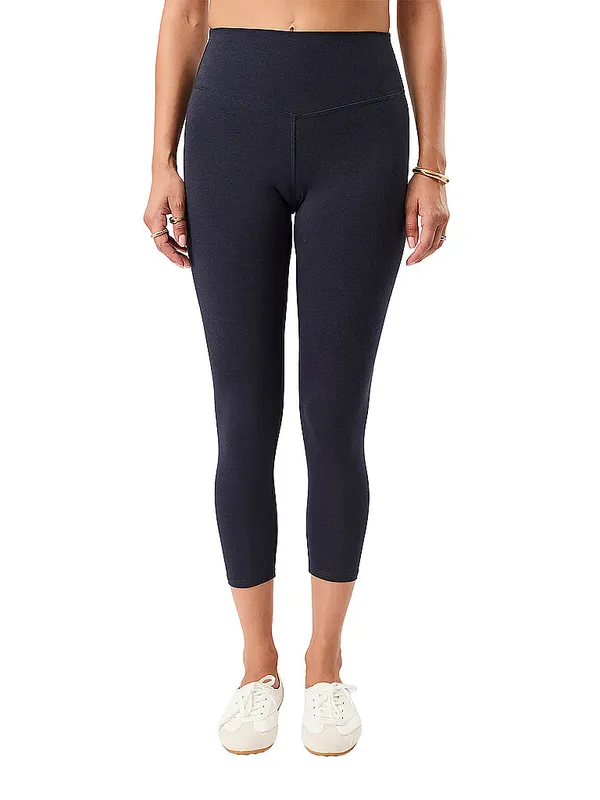 MANDALA Pantaloni da yoga capri da donna Best blu | S