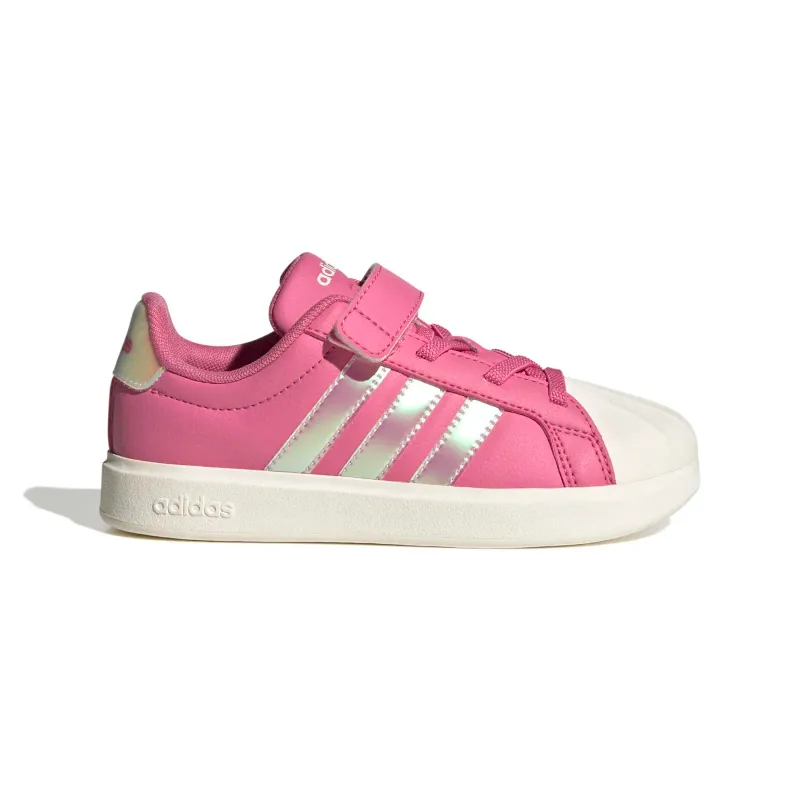 Scarpe da ginnastica con lacci e velcro per bambini adidas Streettalk