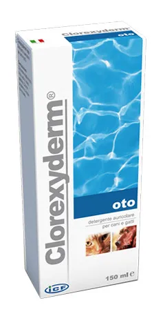 Clorexyderm oto detergente auricolare per cani e gatti 150ml