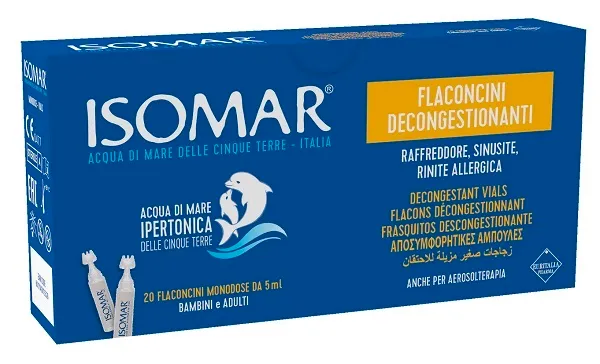 Isomar soluzione decongestionante nasale 20 flaconcini 5 ml