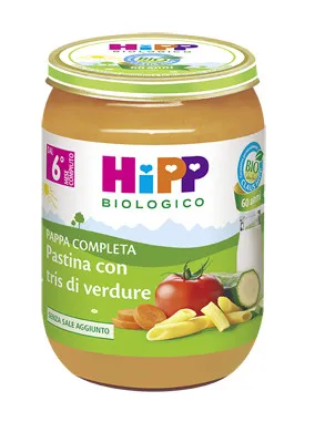 Hipp bio pastina tris verdure 190g
