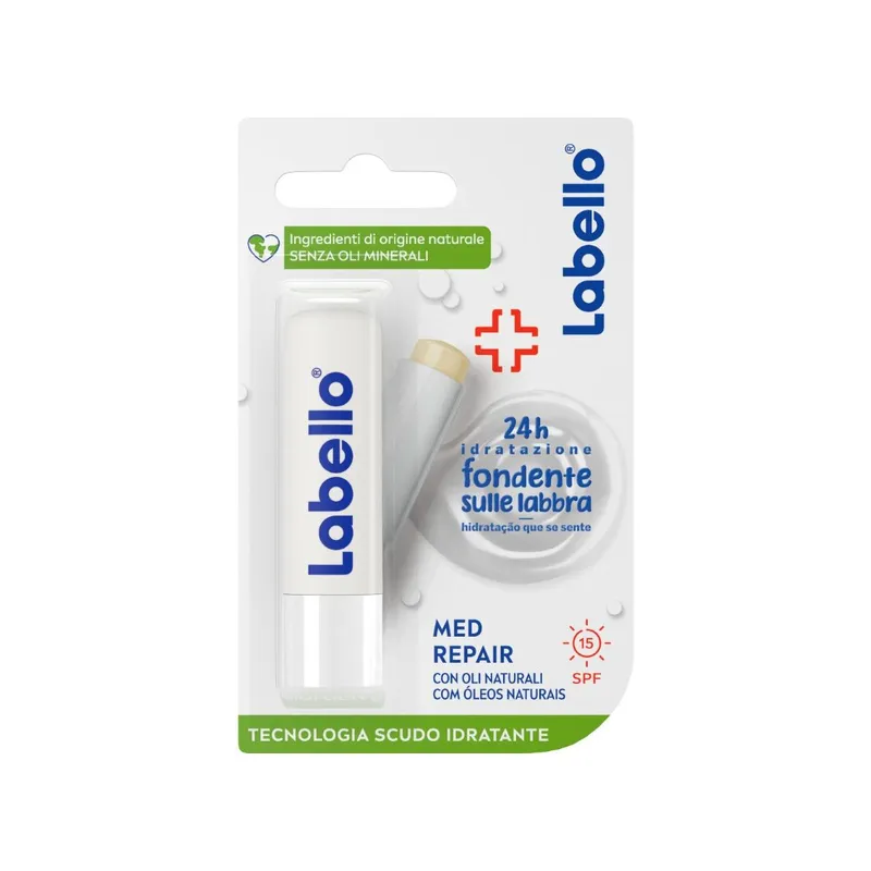 Labello Med Repair Idratante con SPF 15 - Singolo Pezzo