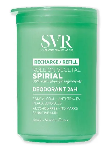 Spirial roll on refill vegetal