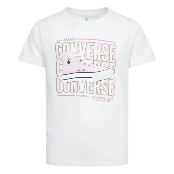 T-shirt da ragazza Converse Chuck Taylor Graphic