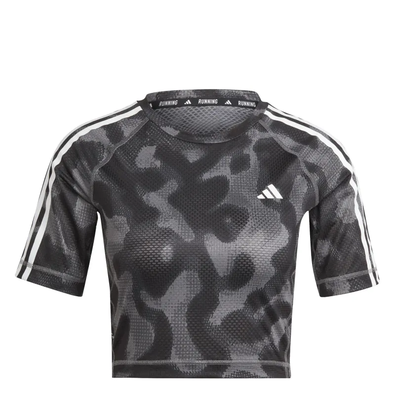 Maglia da donna stampata a 3 Bende Adidas Own the Run