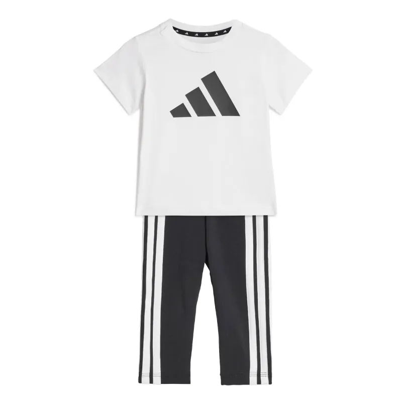 Completo t-shirt e pantaloni per bambina adidas