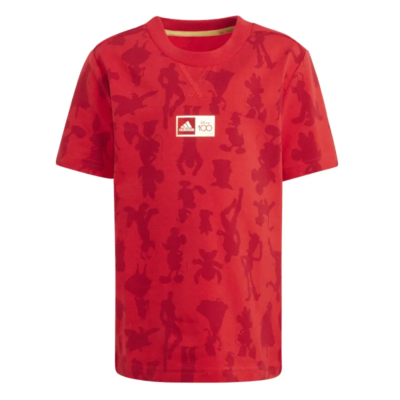 Completo t-shirt e pantaloni corti per bambini adidas Disney 100