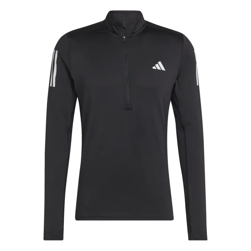 Felpa con 1/4 di zip adidas Own The Run