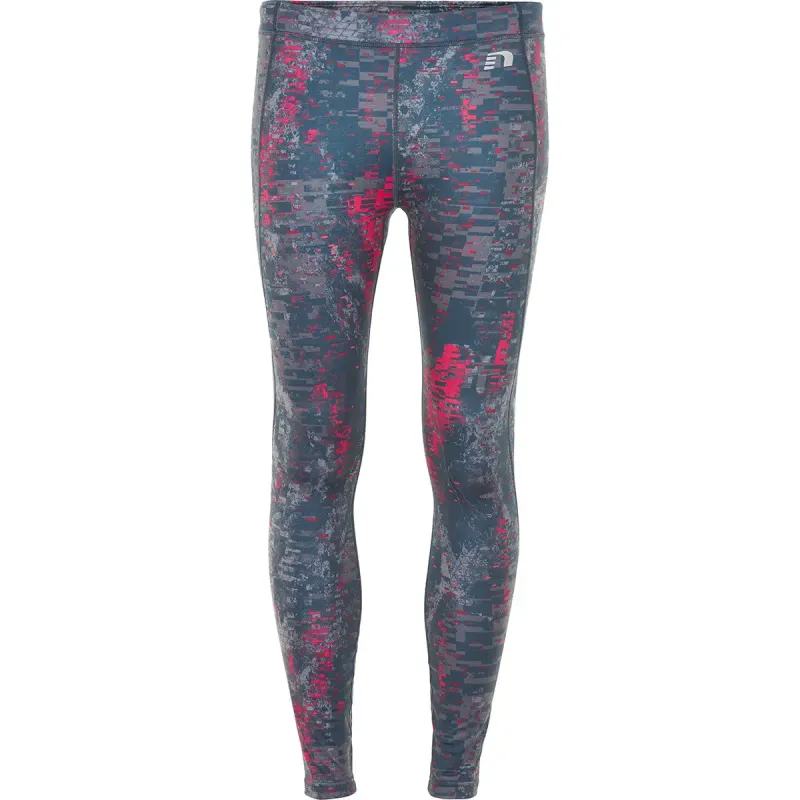 Collant da donna Newline black printed warm