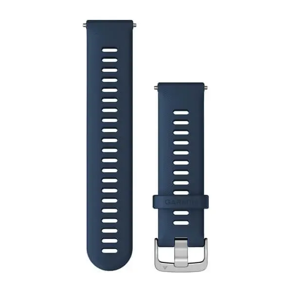 Cinturino a sgancio rapido con fibbia argentata Garmin 22 mm
