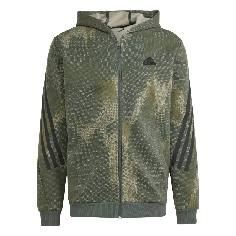 Felpa con zip a cappuccio Adidas FI 3S