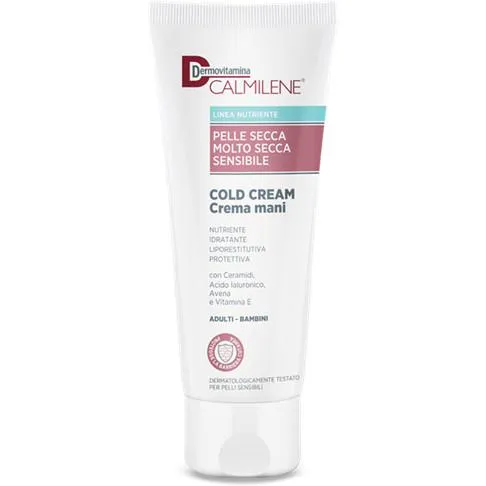 Dermovitamina Calmilene Crema Mani per Pelle Secca - Cold Cream 75ml