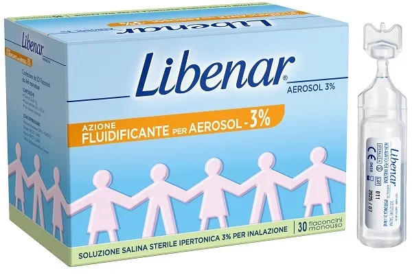 Libenar aerosol 3% ipertonica 30 fiale