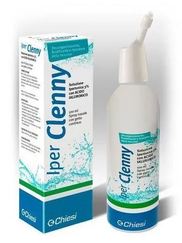 Iper clenny spray nasale erogazione continua soluzione ipertonica con acido ialuronico 100 ml