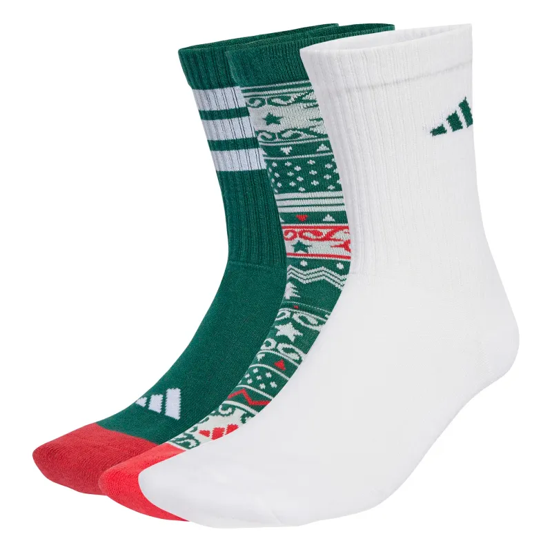 Calze adidas Christmas Graphic Crew (x3)