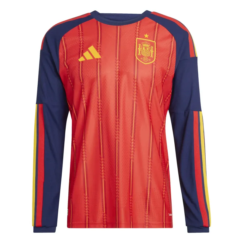 Maglia Casalinga Autentica a maniche lunghe Spagna Coupe du Monde 2026
