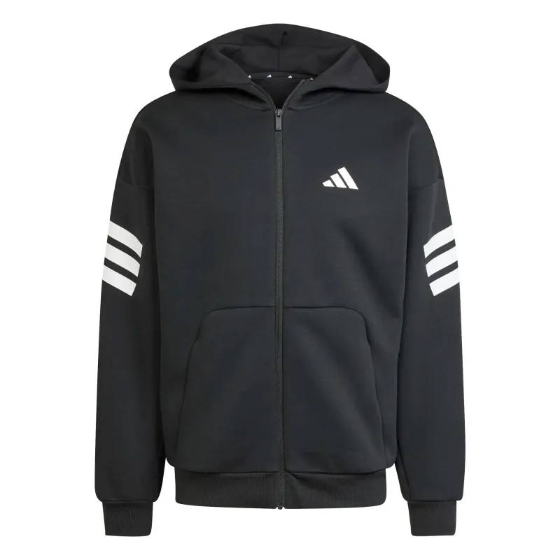 Felpa con cerniera a cappuccio adidas Future Icons 3-Stripes