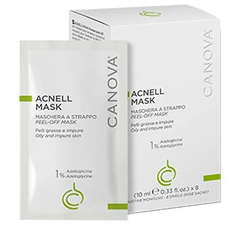 Canova Acnell Maschera per il Viso - Confezione da 8 Bustine
