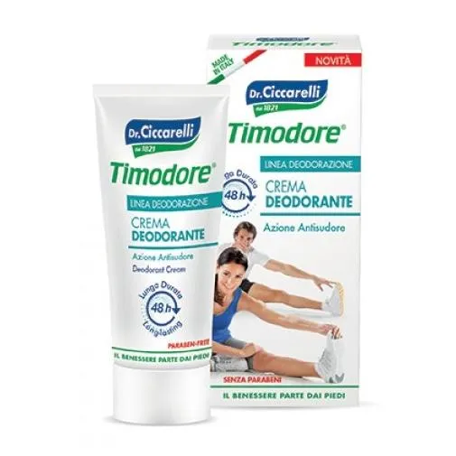 Crema Deodorante Timodore 48 Ore di Protezione, 50ml